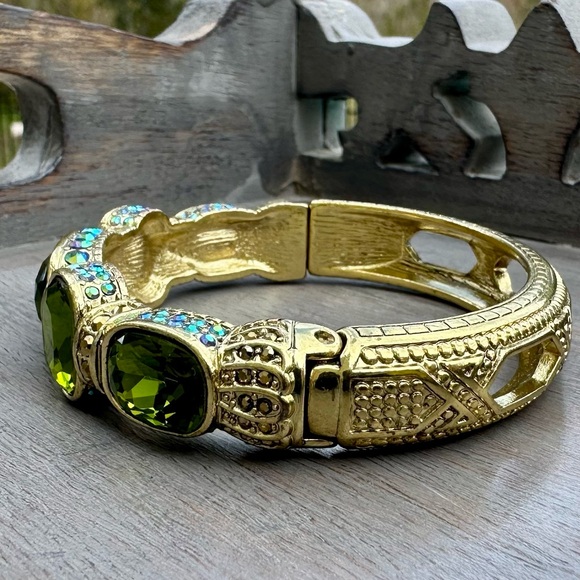 Heidi Daus ‘Grand Slam’ Crystal Bangle Bracelet - Picture 5 of 12